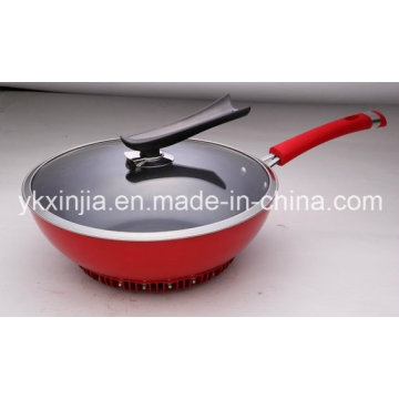 Küchenartikel Aluminium Non-Stick Wok für europäischen Markt Kochgeschirr